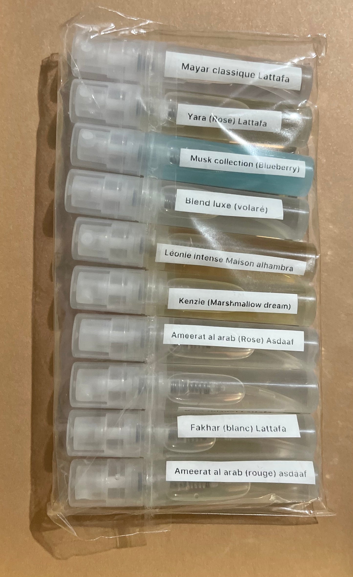 Lot Prestige – 10 Flacons Collection Orientale (10 parfums différents) - Femme