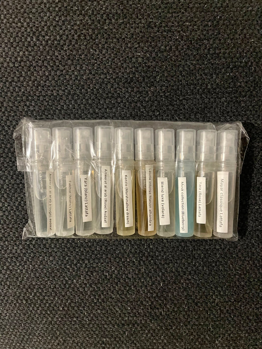 Lot Prestige – 10 Flacons Collection Orientale (10 parfums différents) - Femme