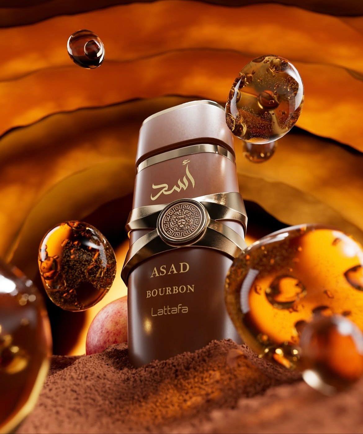 Asad Bourbon – L'Essence du Roi : Puissance Ambrée & Éclat Bourbon (100 ml)